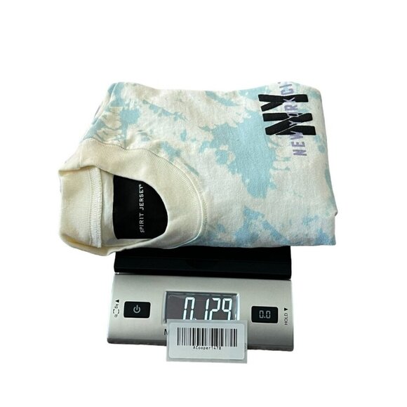 Spirit Jersey Unisex Size XS Cream New York Tie Dye CrewNeck Long Sleeve Tee NWT - Picture 10 of 10